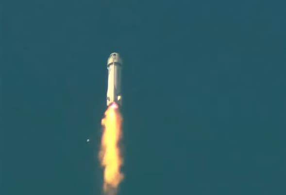Blue Origin's Rocket Launch Halted By Subsystem Malfunction Blue Origin's Rocket Launch Halted By Subsystem Malfunction