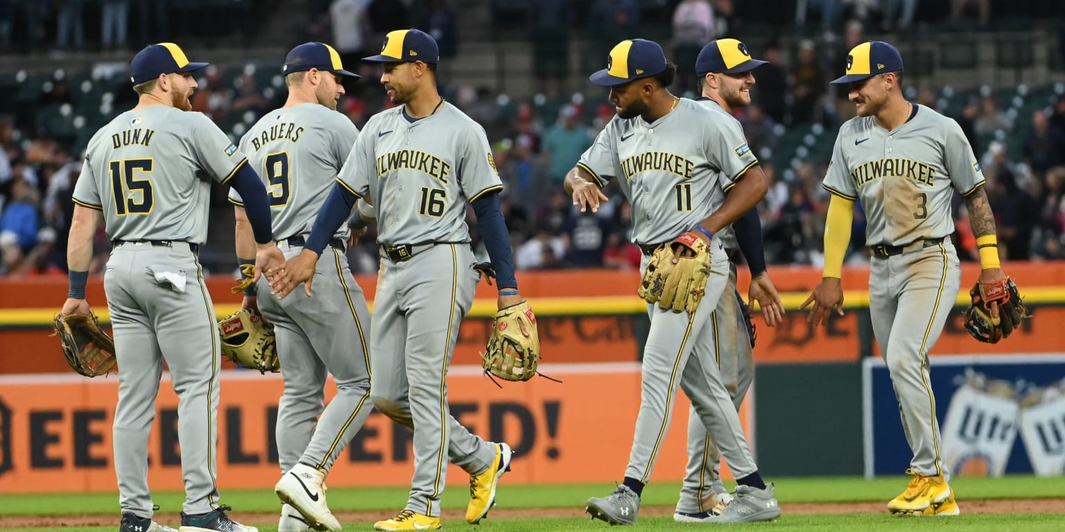 Brewers Sweep Tigers In Series, Winning 5-1 Brewers Sweep Tigers In Series, Winning 5-1