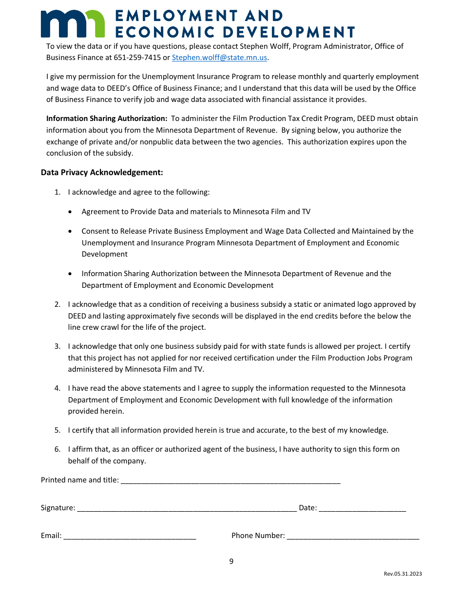 Examining The Link Between Tax Credits And Film Production In Minnesota Examining The Link Between Tax Credits And Film Production In Minnesota