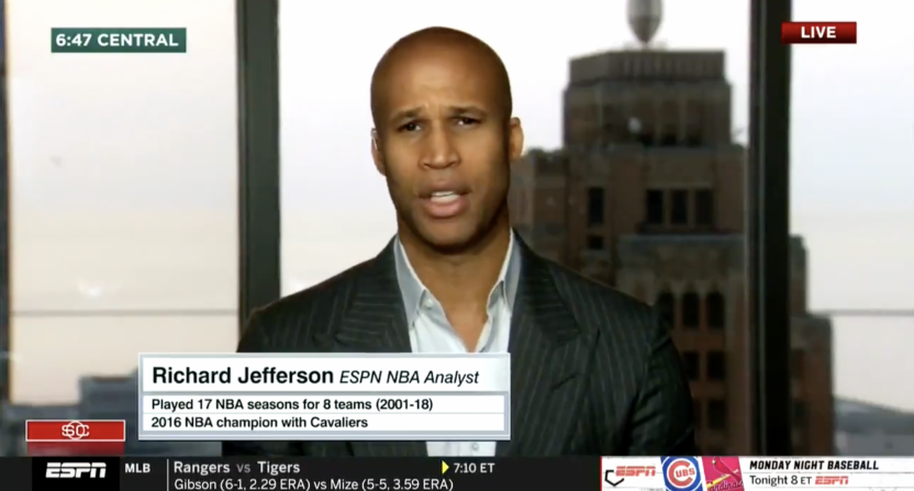 Richard Jefferson's New ESPN Role: Will He Be At The NBA Finals? Richard Jefferson's New ESPN Role: Will He Be At The NBA Finals?
