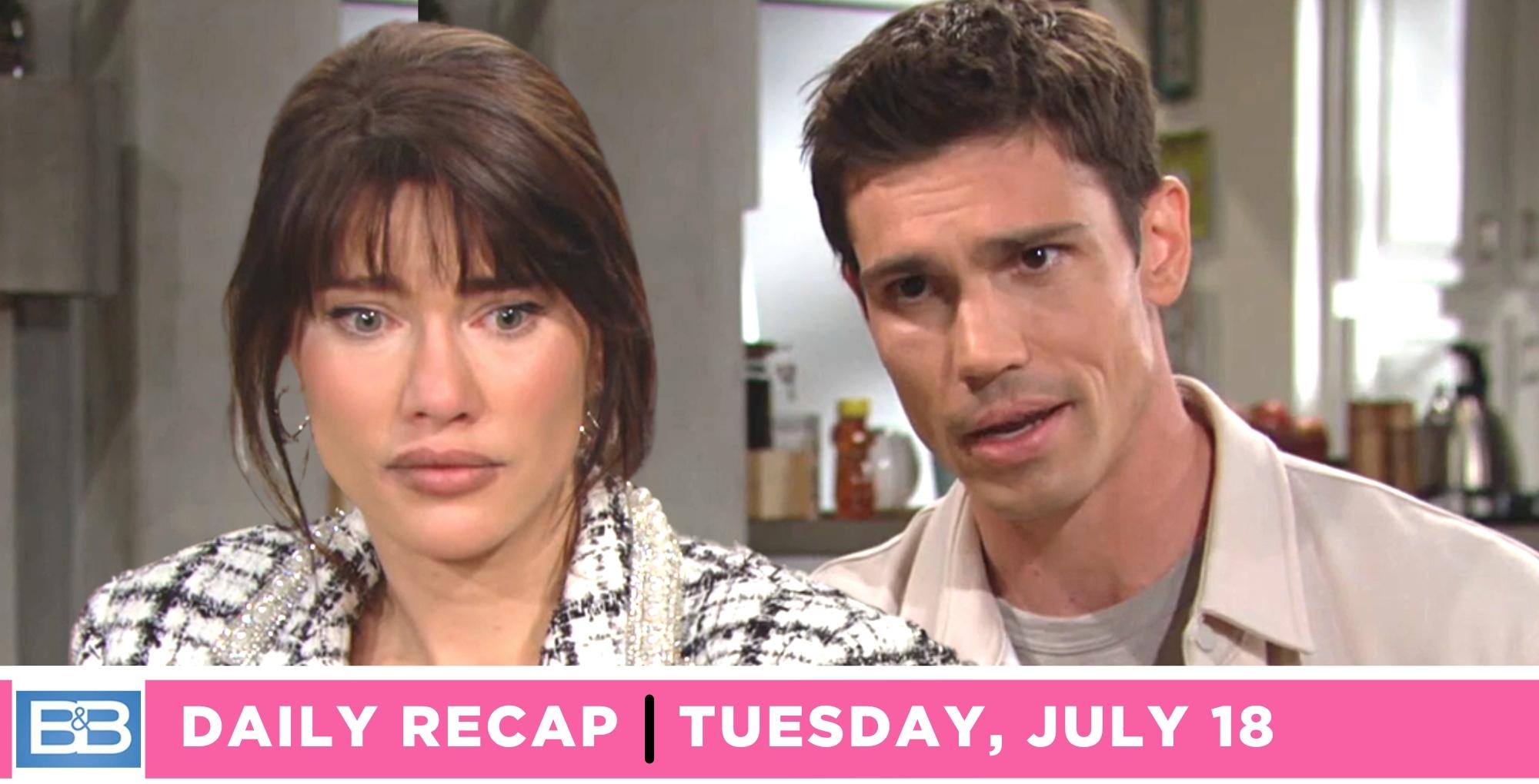 The Bold And The Beautiful April 3 Recap: Liam Collapses After Bill's Outburst, Hope's New Home The Bold And The Beautiful April 3 Recap: Liam Collapses After Bill's Outburst, Hope's New Home